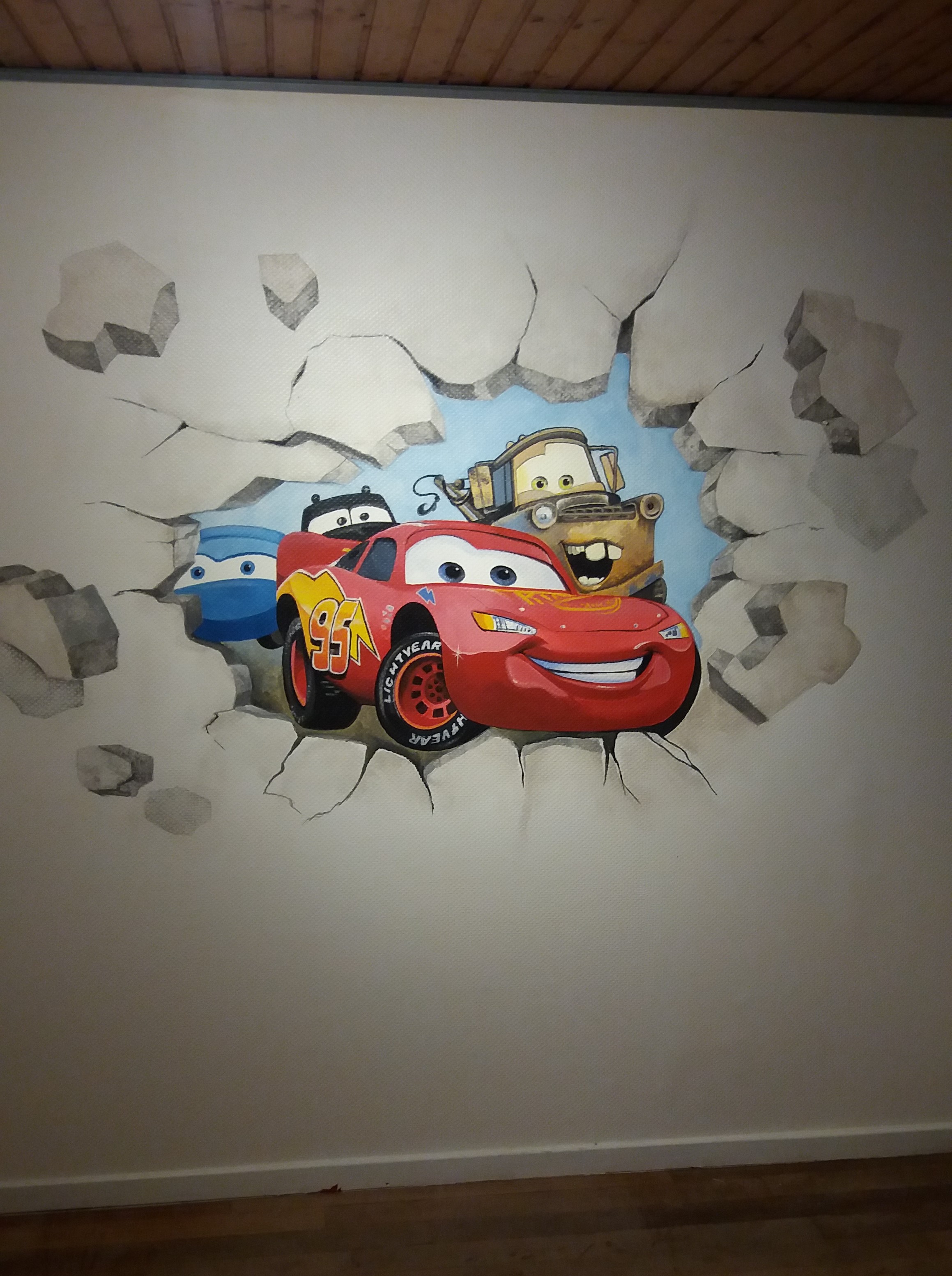 Fresque murale pour embellir et égayer les chambres d’enfants.