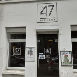 Reproduction du logo de ce magasin de musique - "Le 47" - 1000 Bruxelles