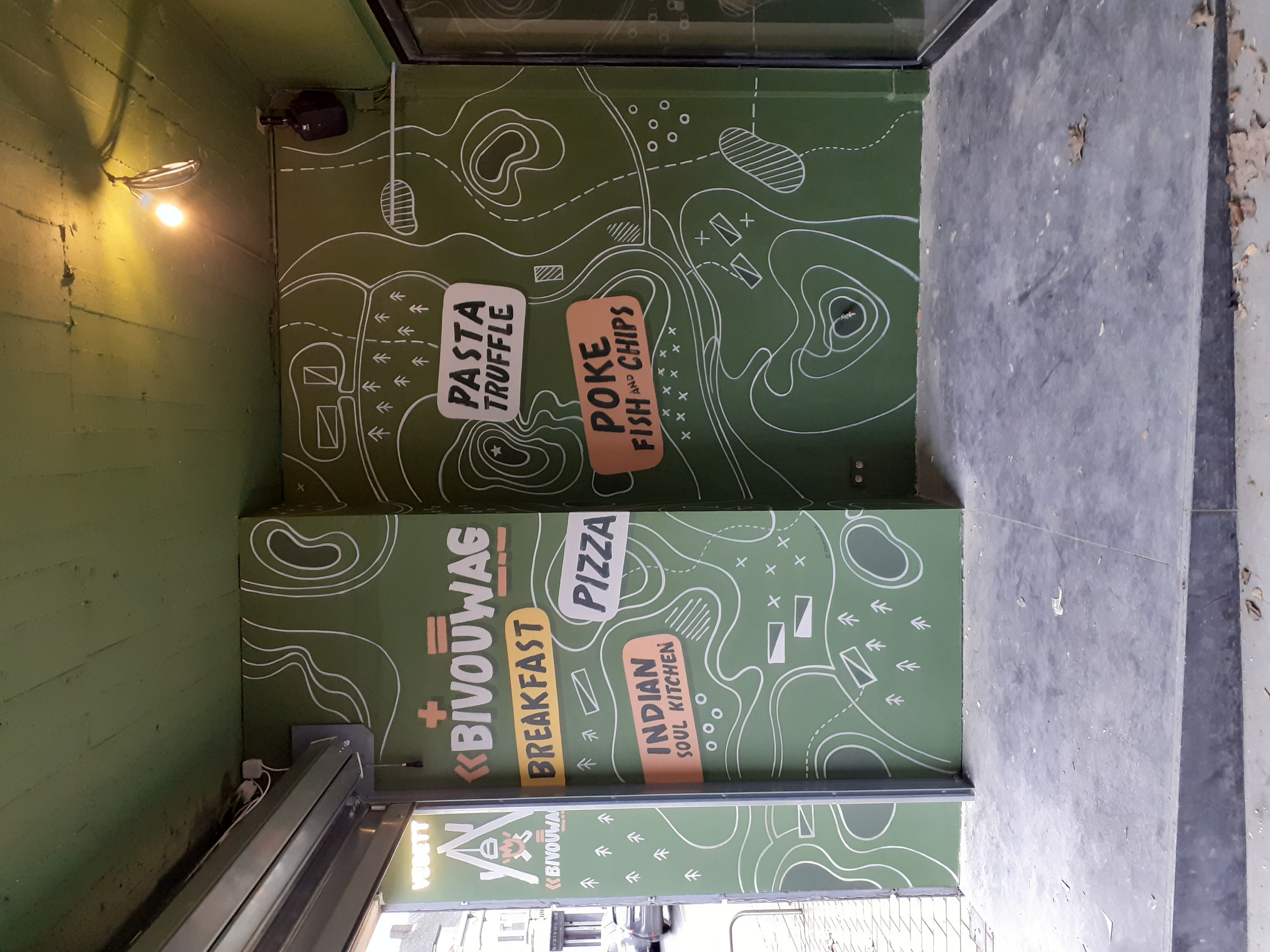 Reproduction de la carte indicative - Bivouwag - Waterloo