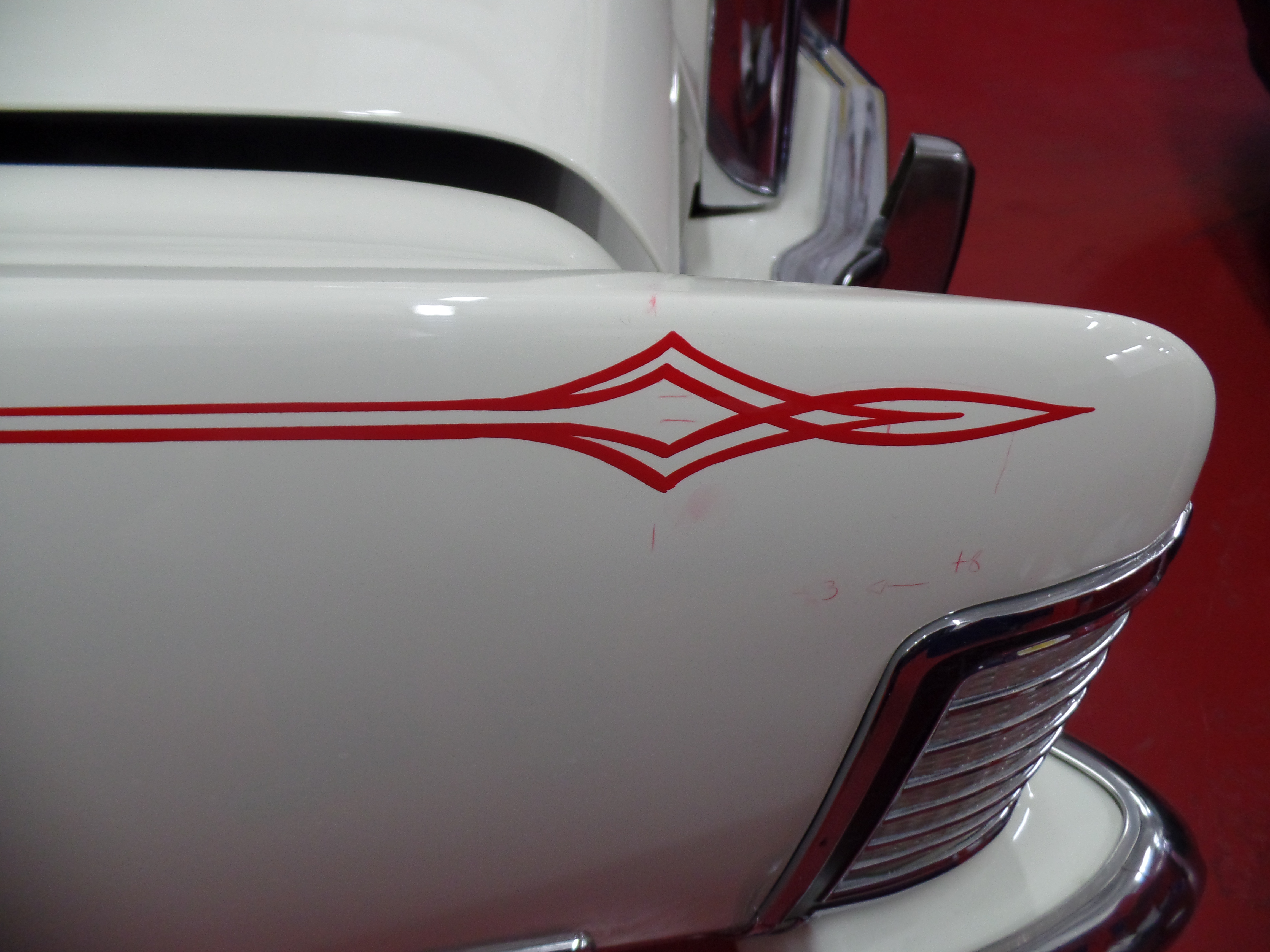 Stripping sur une Lincoln  Continental à Anderlecht