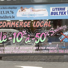 Une ouverture de petit commerce à soutenir face à la Covid 19 - Stock Literie - 1050 Bruxelles