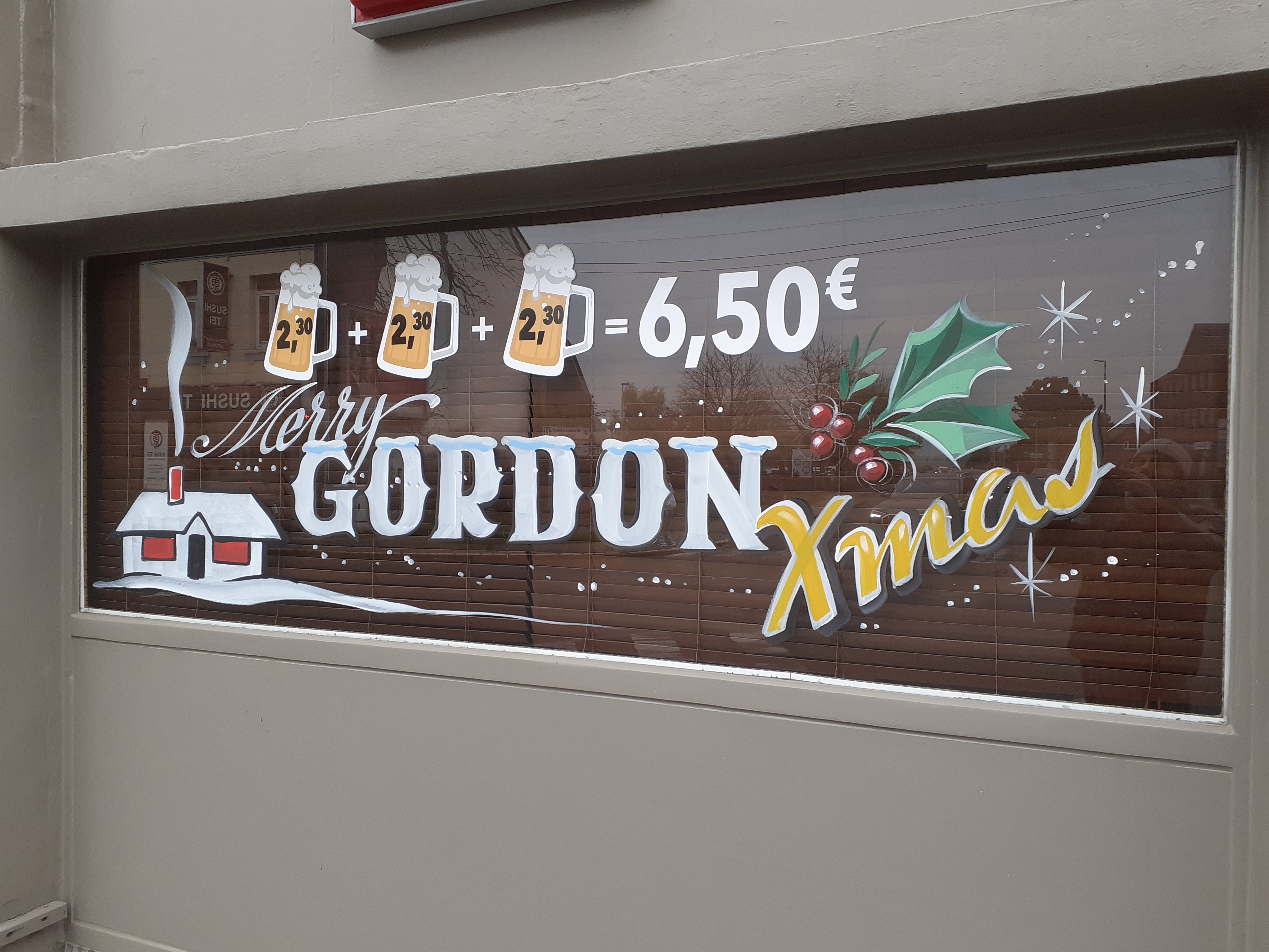 Promotion de la bière Gordon et fêtes de fin d'année - John Martin - 1410 Waterloo