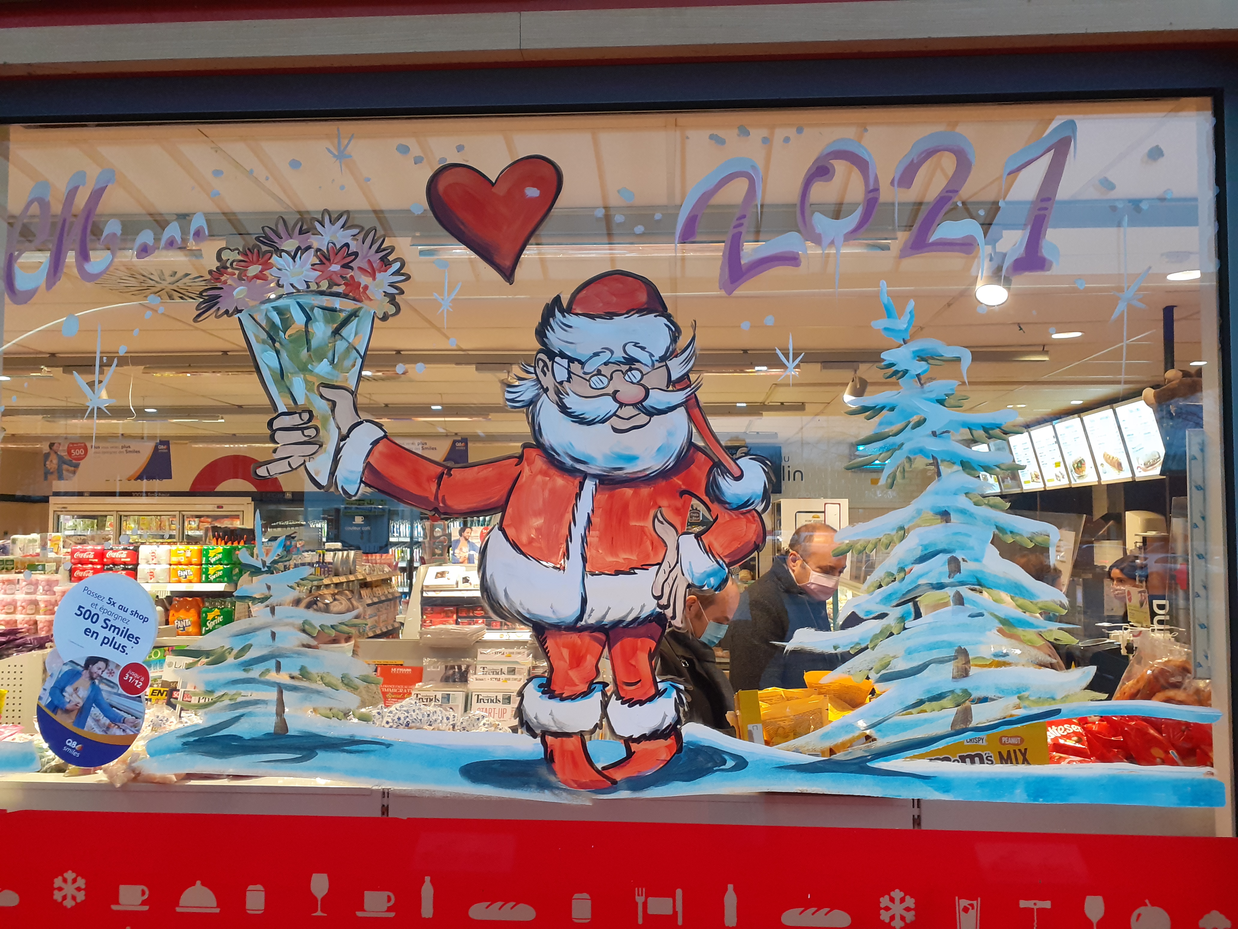 Vitrines fêtes de fin d'année tradition populaire