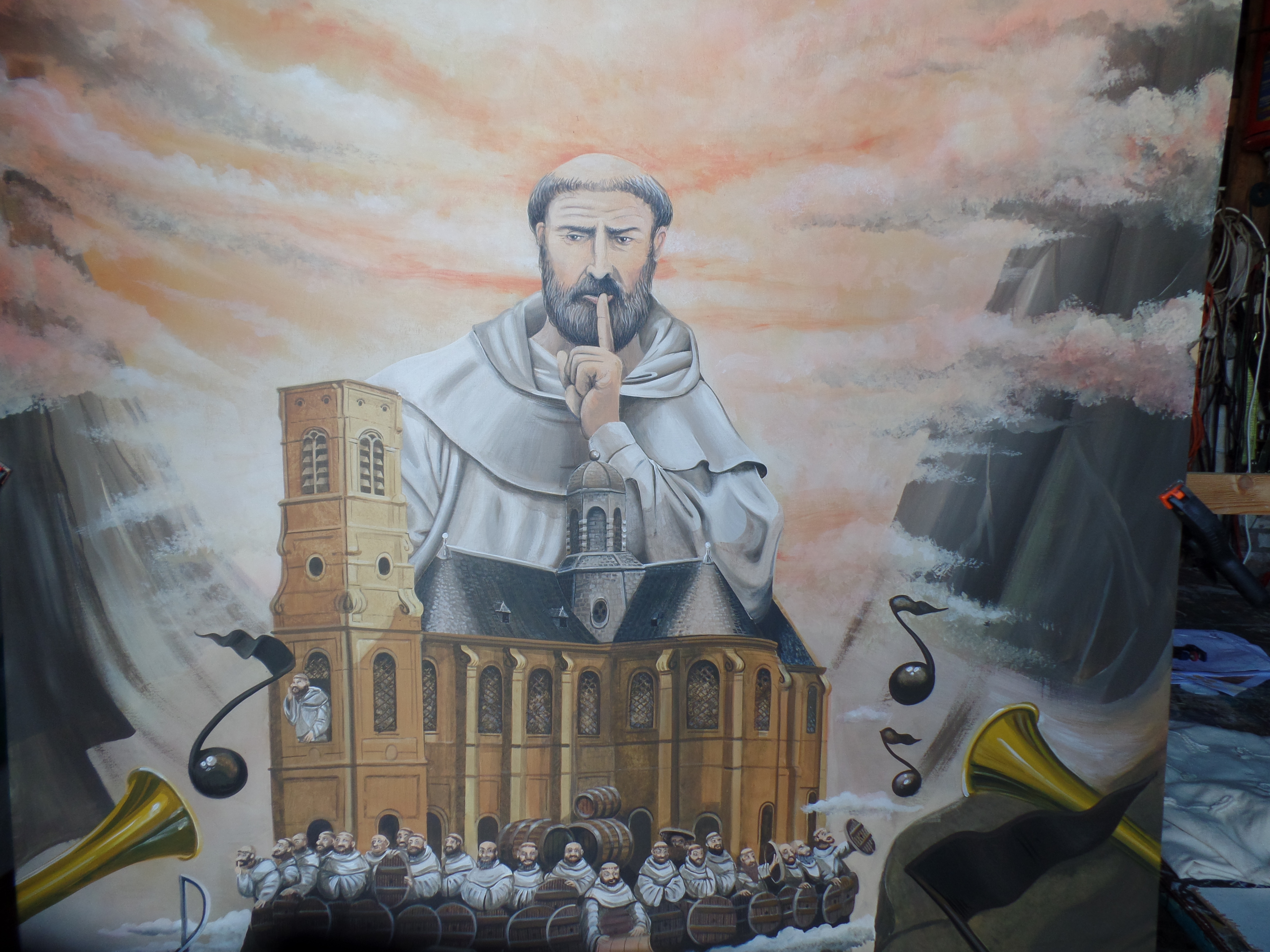 Dessin inspiré de la basserie de Grimbergen