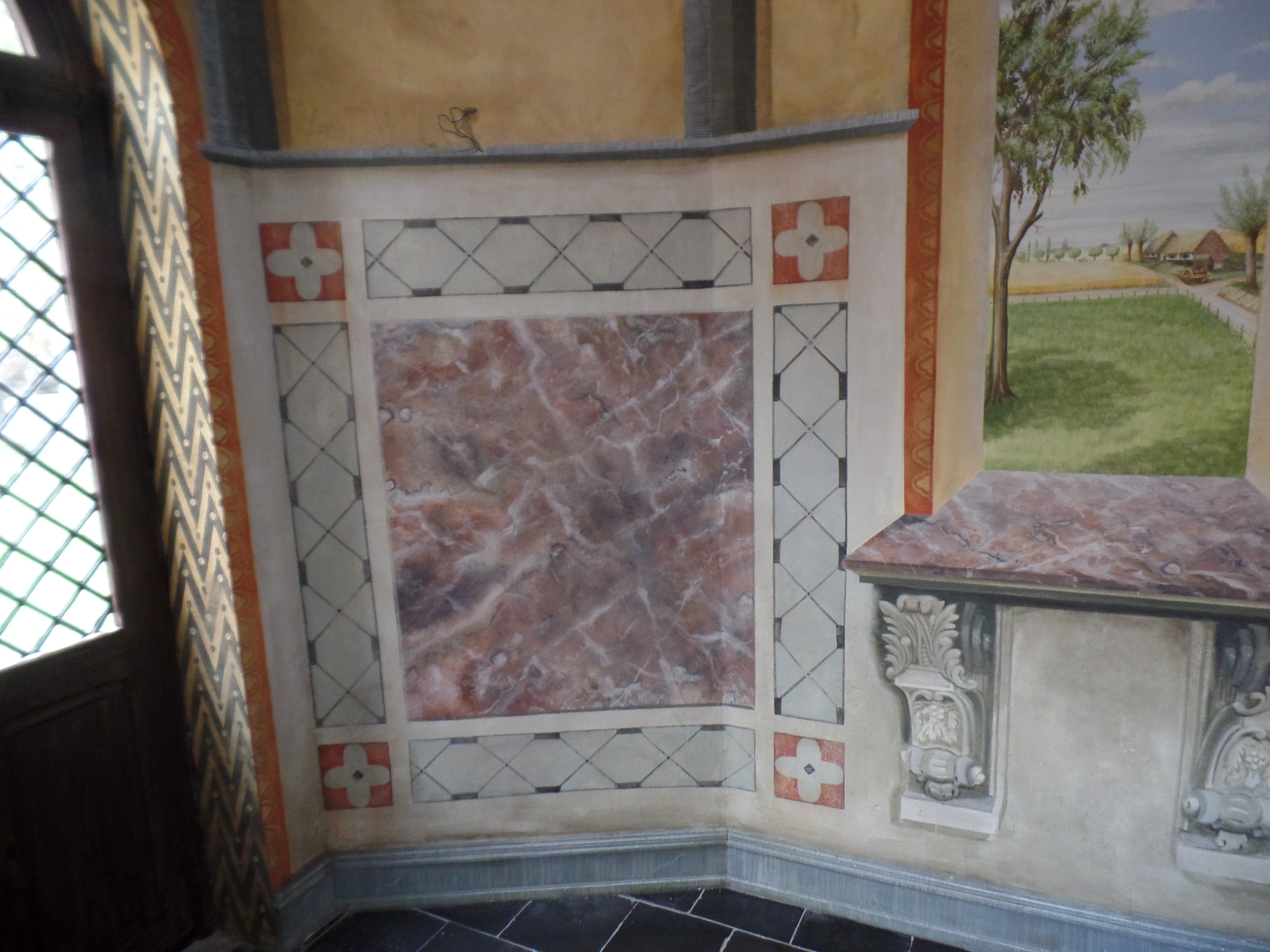  Faux marbre - Chapelle - Anderlecht