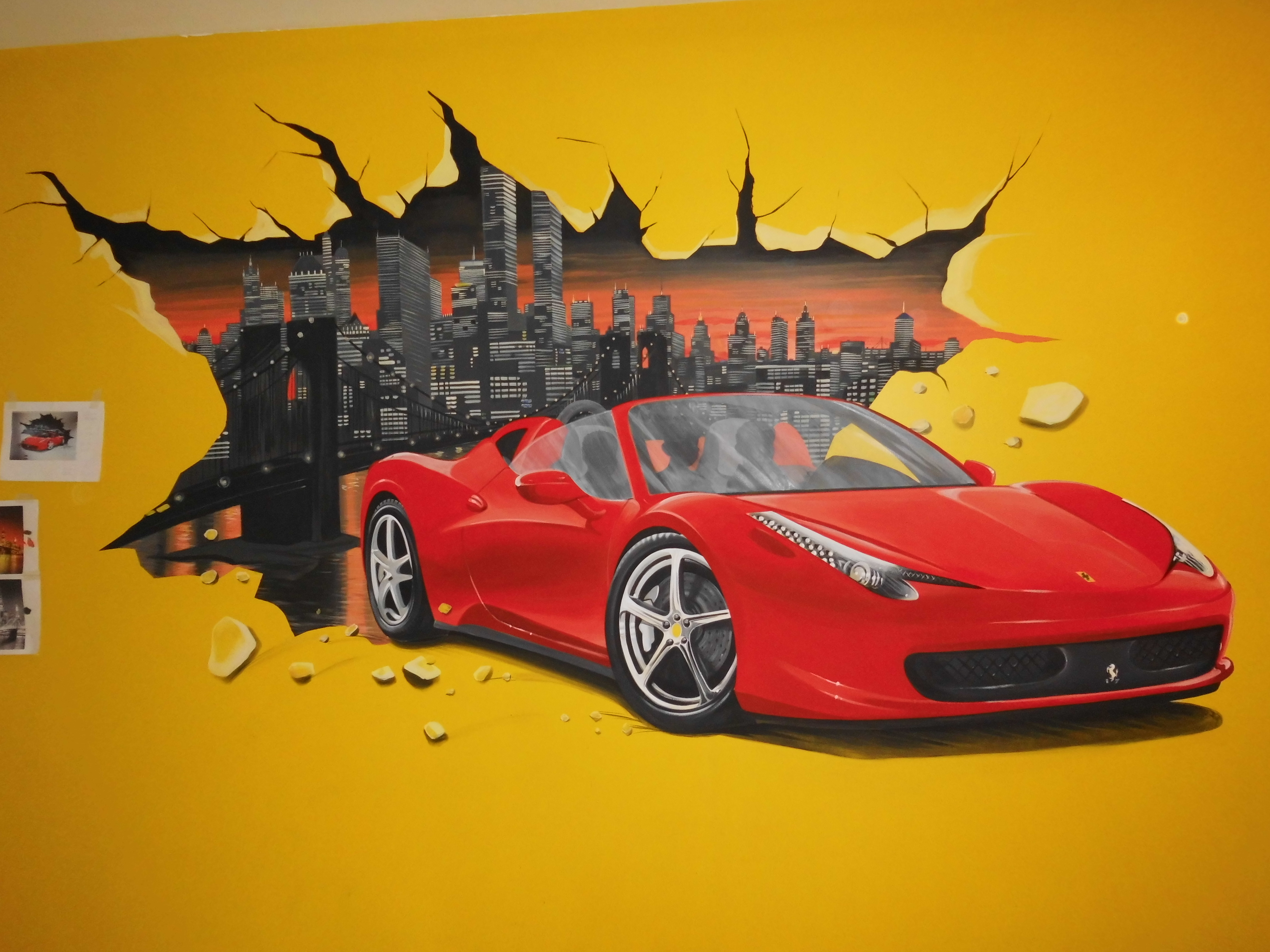 Fresque murale pour embellir et égayer les chambres d’enfants.