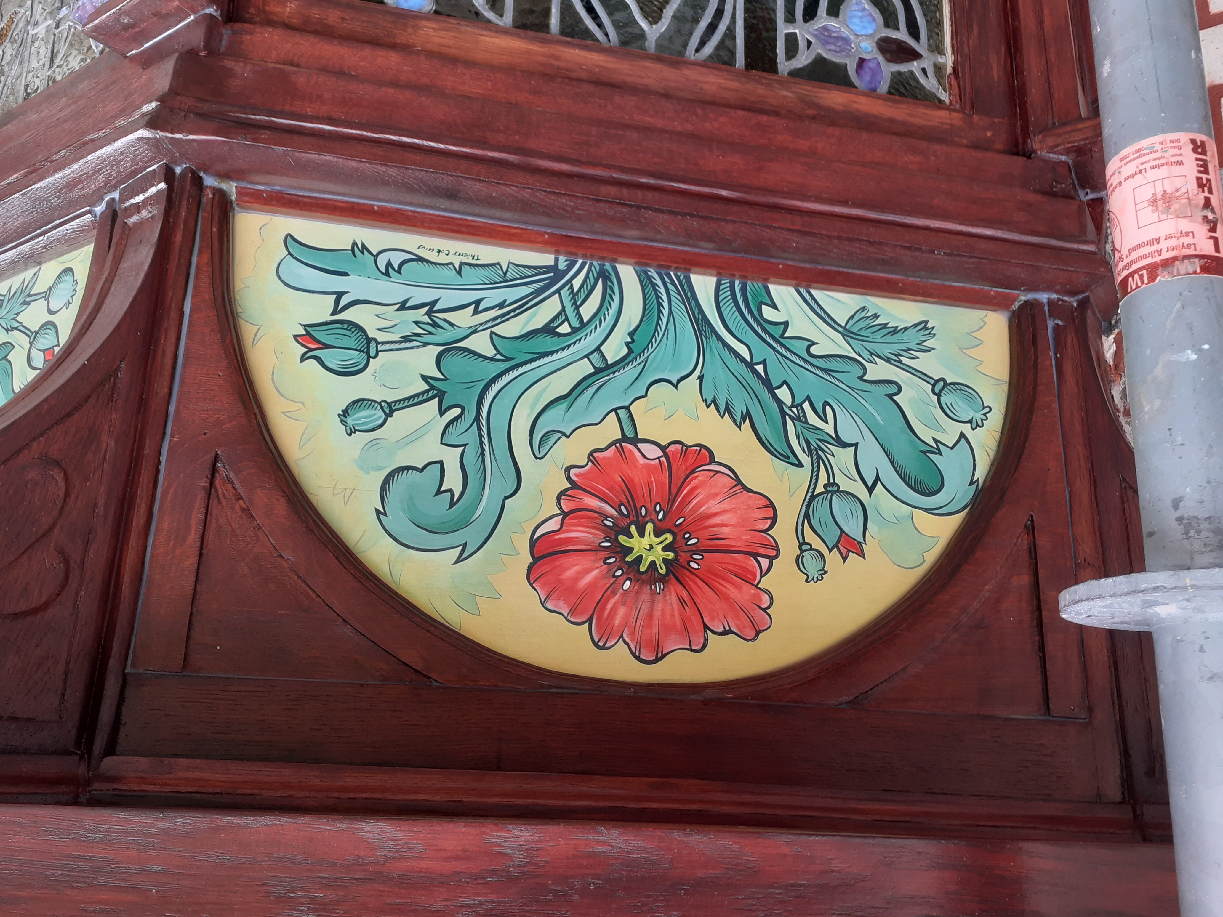 Panneaux Bow-Windows en place