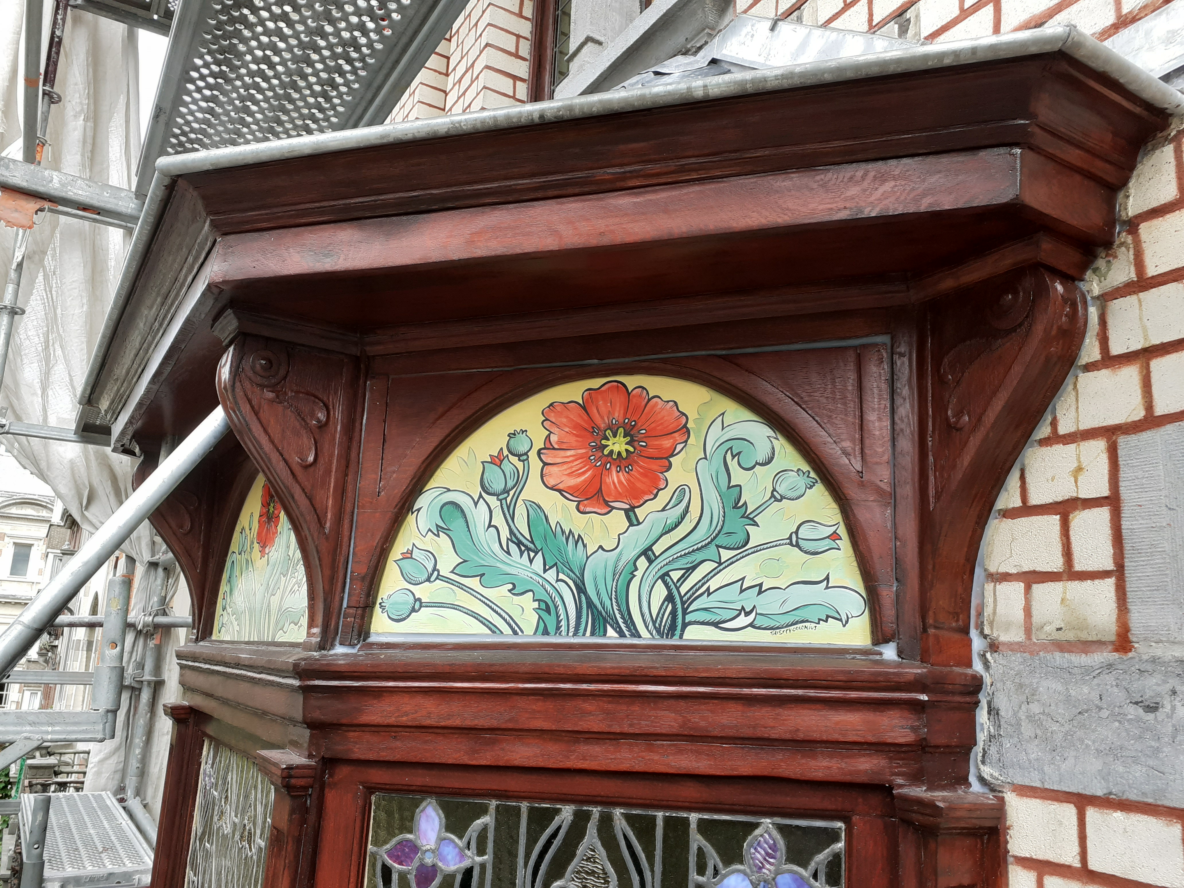 Panneaux Bow-Windows en place