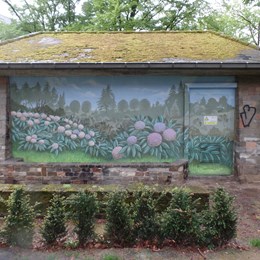Fresque murale pour embellir le square du parc